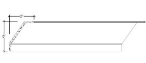 2D View image of Plaster Crown Moulding – DC506-316