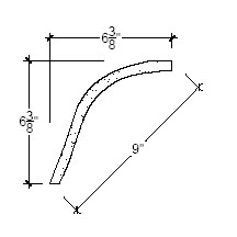 Side View image of Plaster Cove Moulding – DC506-371