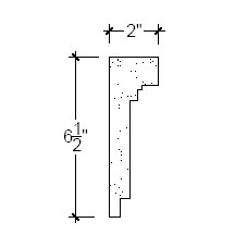 Side View image of Plaster Frieze Moulding – DC506-372