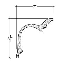 Side View image of Plaster Cornice – DC507-047