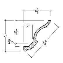 Side View image of Plaster Cove Lighting – DC507-062