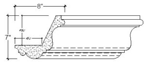 2D View of Plaster Cove Lighting – DC507-065 2D View image of Plaster Cove Lighting – DC507-065