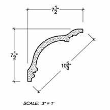 Side View image of Plaster Cornice – DC507-103