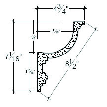 Side View image of Plaster Cove Lighting – DC507-163