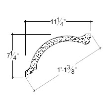 Side View image of Plaster Cove Moulding – DC507-184
