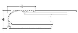 2D View image of Plaster Crown Moulding – DC507-290