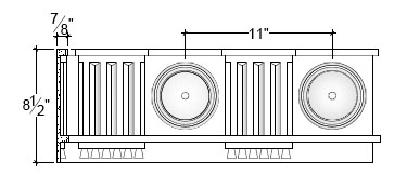 Plaster Frieze Moulding – DC508-081B