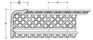 2D View of Plaster Cornice – DC509-070 2D View image of Plaster Cornice – DC509-070