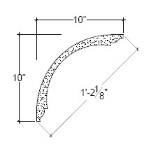 Side View image of Plaster Cove Moulding – DC510-012
