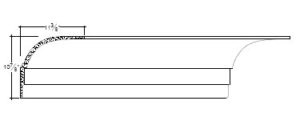 2D View image of Plaster Cove Moulding – DC510-232