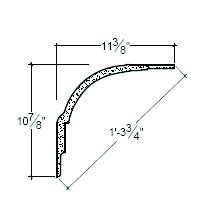 Side View image of Plaster Cove Moulding – DC510-232