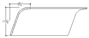 2D View image of Plaster Cove Moulding – DC511-371