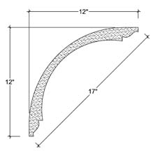 Side View image of Plaster Cove Moulding – DC512-012