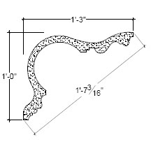 Side View image of Plaster Cove Moulding – DC512-072