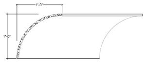 2D View of Plaster Cove Moulding – DC512-121 2D View image of Plaster Cove Moulding – DC512-121