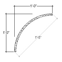 Side View of Plaster Cove Moulding – DC512-121 Side View image of Plaster Cove Moulding – DC512-121