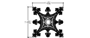 2D View image of Plaster Medallion – DC701-131