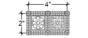 2D View image of Plaster Ceiling Design – DC702-056