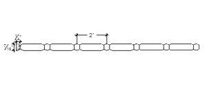 2D View image of Plaster Ornament / Bead DC802-02B