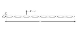 2D View image of Plaster Ornament / Bead DC802-02C