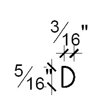 Side View of Plaster Ornament / Bead DC802-03A Side View image of Plaster Ornament / Bead DC802-03A