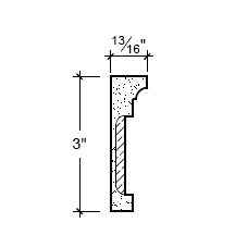 Side View image of Plaster Ornament / Corbel DC804-15A