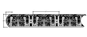 2D View image of Plaster Ornament / Leaf DC805-49A