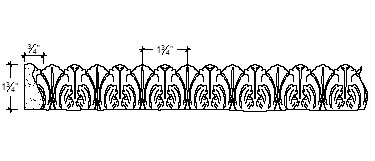 Plaster Ornament / Leaf DC805-56A