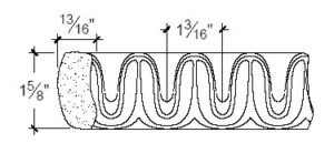 2D View image of Plaster Ornament / Lamb Tongue DC807-09A