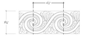 2D View image of Plaster Scroll / DC808-02A