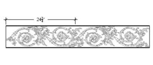 2D View image of Plaster Scroll / DC808-04A