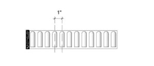 2D View image of Plaster Ornament / Flute DC809-05B