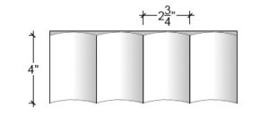 2D View of Plaster Ornament / Flute DC809-09A 2D View image of Plaster Ornament / Flute DC809-09A