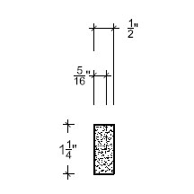 Side View image of Plaster Ornament / Dental DC810-01A