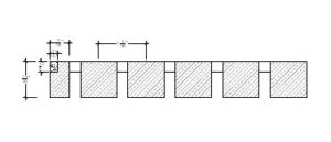 2D View image of Plaster Ornament / Dental 810-07A