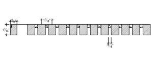 2D View image of Plaster Ornament / Dental 810-13A