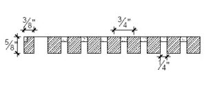 2D View image of Plaster Ornament / Dental 810-14A