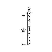 Side View image of Plaster Ornament / Lattice DC813-08A