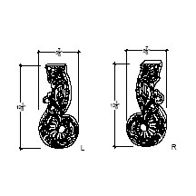 Side View image of Plaster Corner / DC815-06A