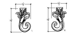 2D View image of Plaster Corner / DC815-07A