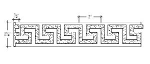 2D View image of Plaster Ornament / Key DC821-02A