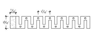 2D View image of Plaster Ornament / Key DC821-03A