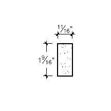 Side View image of Plaster Ornament / Key DC821-03A