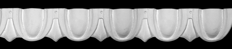 Plaster Ornament / Egg & Dart DC801-01C image of Plaster Ornament / Egg & Dart DC801-01C