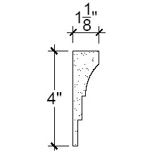 Side View image of Plaster Panel – DC404-390