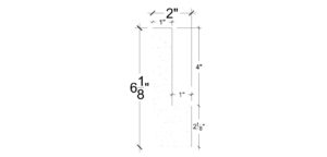 Side View image of Plaster Panel – DC406-382A