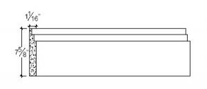 2D View image of Plaster Panel – DC407-182B