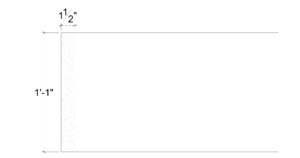 2D View of Plaster Panel – DC413-165 2D View image of Plaster Panel – DC413-165