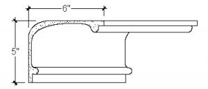 2D View of Plaster Cove Molding – DC505-303 2D View image of Plaster Cove Molding – DC505-303