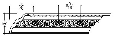 Plaster Cornice – DC505-391